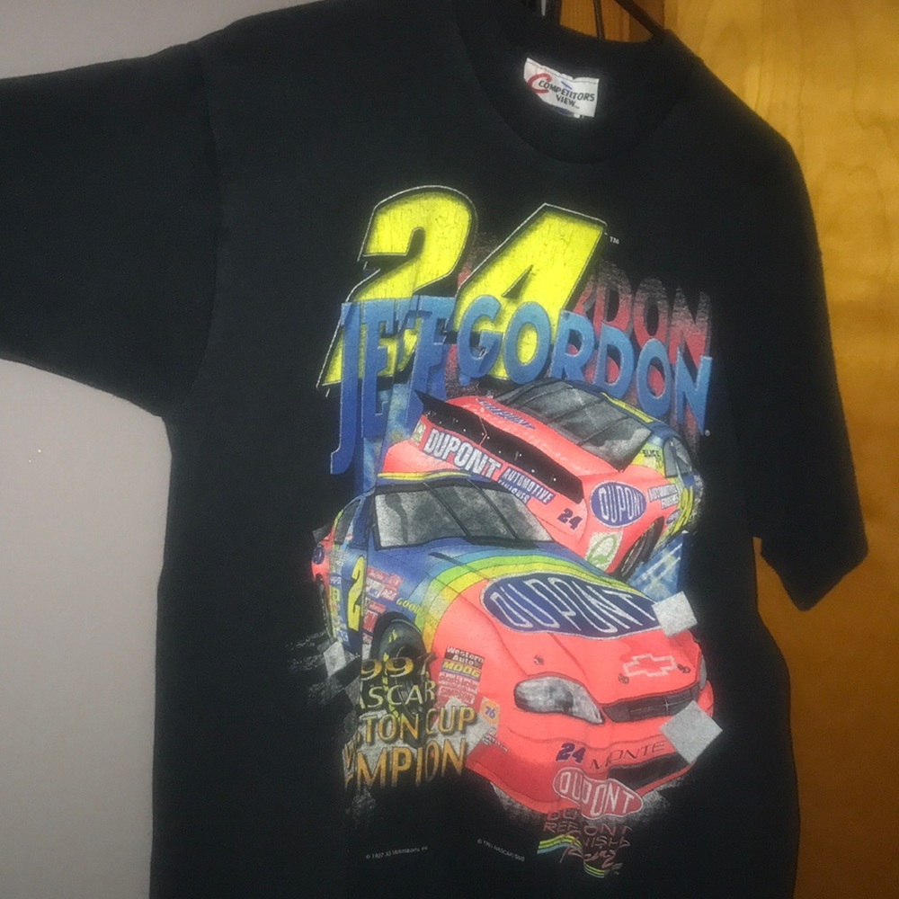 vintage 1997 nascar jeff gordon oversized t-shirt
